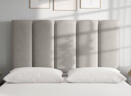 Flaxby Gransmore Headboard - 4'0 Small double - Cream - thumbnail 1