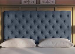 Flaxby Harrogate Headboard - 5'0 King - Blue - thumbnail 1