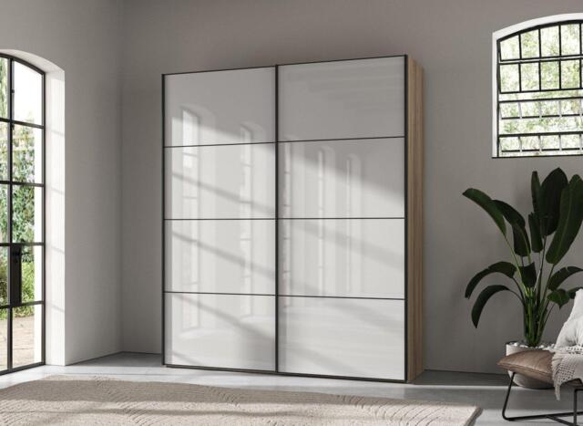 Roberts Medium 2-Door Wardrobe - White