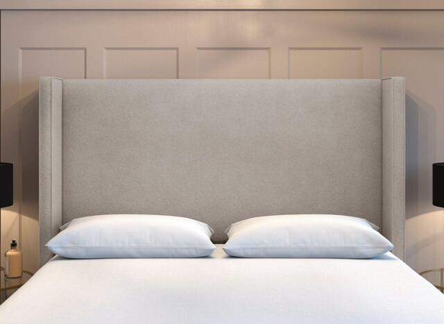 Flaxby Kettlewell Winged Headboard - 4'0 Small double - Cream - image 1