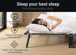 Jay-be Fern Folding Bed with e-Fibre Mattress - 4'0 Small double - thumbnail 4