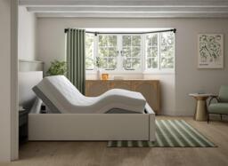 Bethany Sleepmotion Adjustable Upholstered Bed Frame - 6'0 Super king - Grey - thumbnail 1