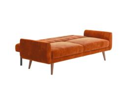 Gallway 3 Seater Sofa Bed - Orange - thumbnail 6