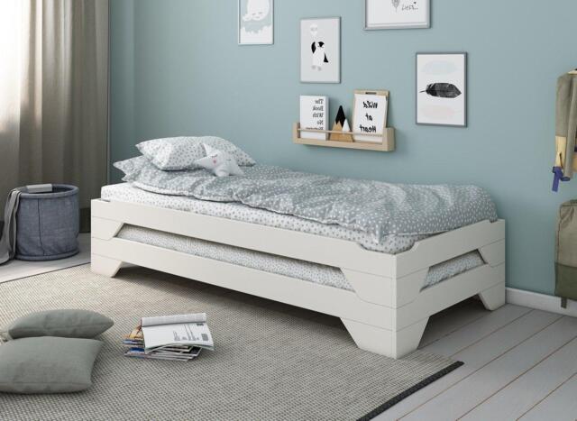 Kyle Single Stacker bed - 3'0 Single - White - image 1