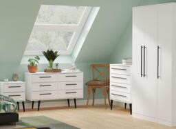 Oregon 6-Drawer Chest - White - thumbnail 2
