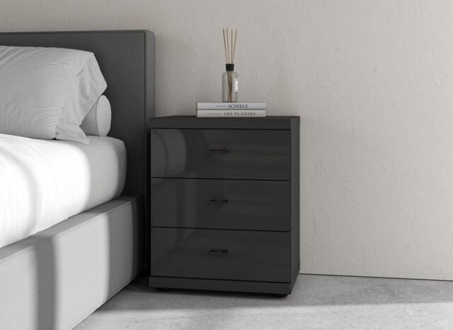 Roberts Drawer Bedside - Grey