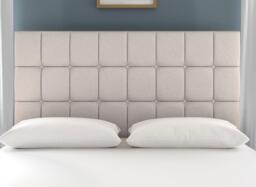 Dream Team Lever Headboard - 4'6 Double - Cream - thumbnail 1