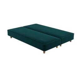 Flaxby Shallow Divan Bed Base - 6'6 Emperor - Green