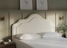 Sleepeezee Maple Headboard - 4'0 Small double - Cream - thumbnail 2