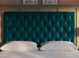 Flaxby Harrogate Headboard - 6'0 Super king - Green