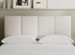 Dream Team Ashbury Headboard - 4'6 Double - Cream - thumbnail 1