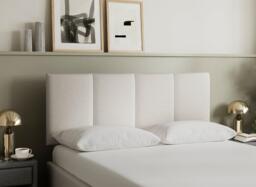 Dream Team Ashbury Headboard - 4'6 Double - Cream - thumbnail 2