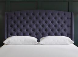 Sealy Pavilion Headboard - 4'6 Double - Blue - thumbnail 1