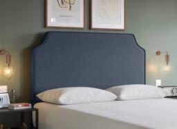 Flaxby Rainton Padded Headboard - 5'0 King - Blue - thumbnail 2
