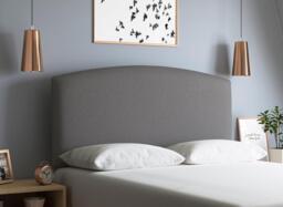 TheraPur® Laurel Headboard - 3'0 Single - Grey - thumbnail 2