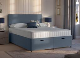 Dreams Workshop Ottoman Divan Bed Base - 6'0 Super king - Blue