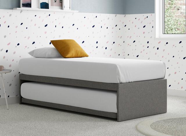 Dreams Workshop Guest Divan Bed Base - 3'0 Single - Grey - image 1