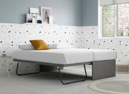 Dreams Workshop Guest Divan Bed Base - 3'0 Single - Grey - thumbnail 2