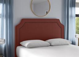 Flaxby Malton Padded Headboard - 3'0 Single - Red - thumbnail 2