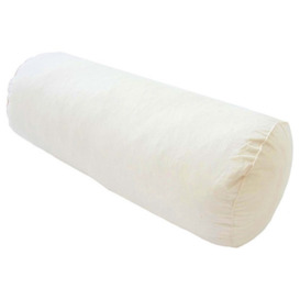 Duck Feather Bolster Cushion Pad Cream