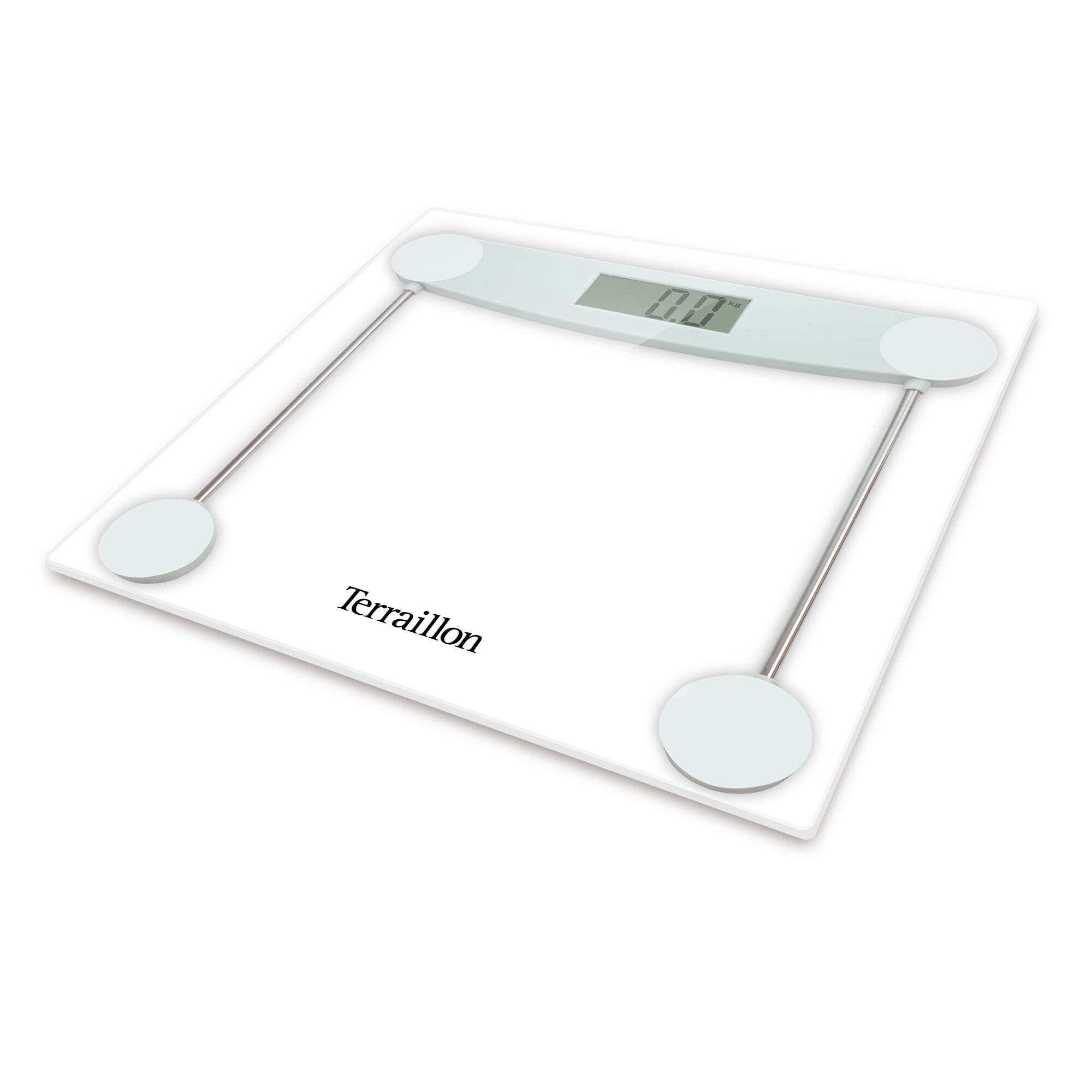 Terraillon TX5000 Glass Electronic Bathroom Scales Clear
