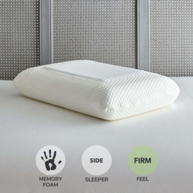 Gel Fusion Memory Foam Pillow White