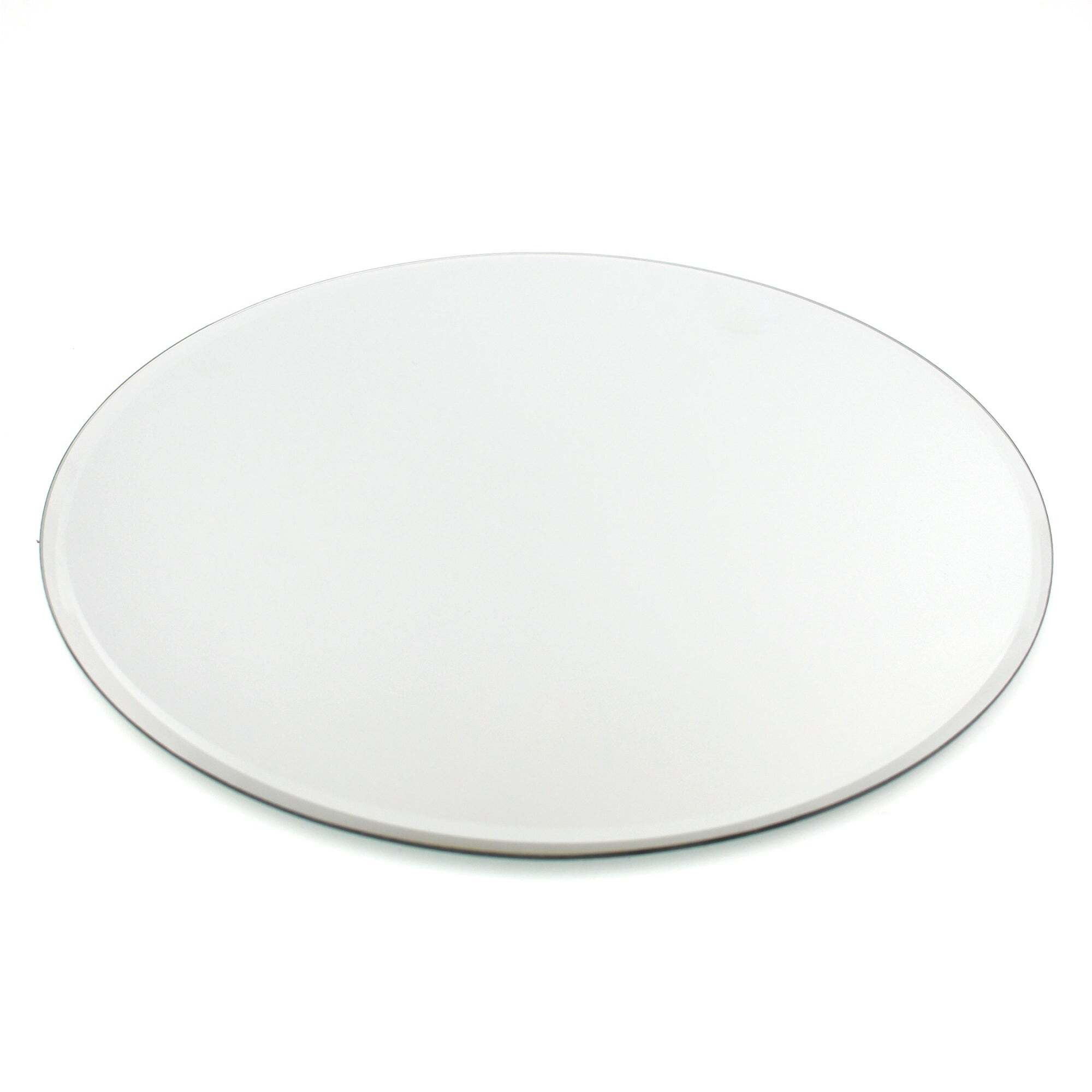 Round Mirror Plate Clear