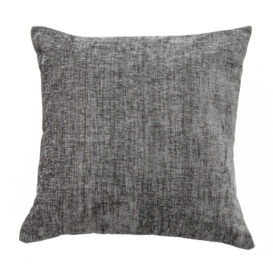 Chenille Cushion Dark Grey