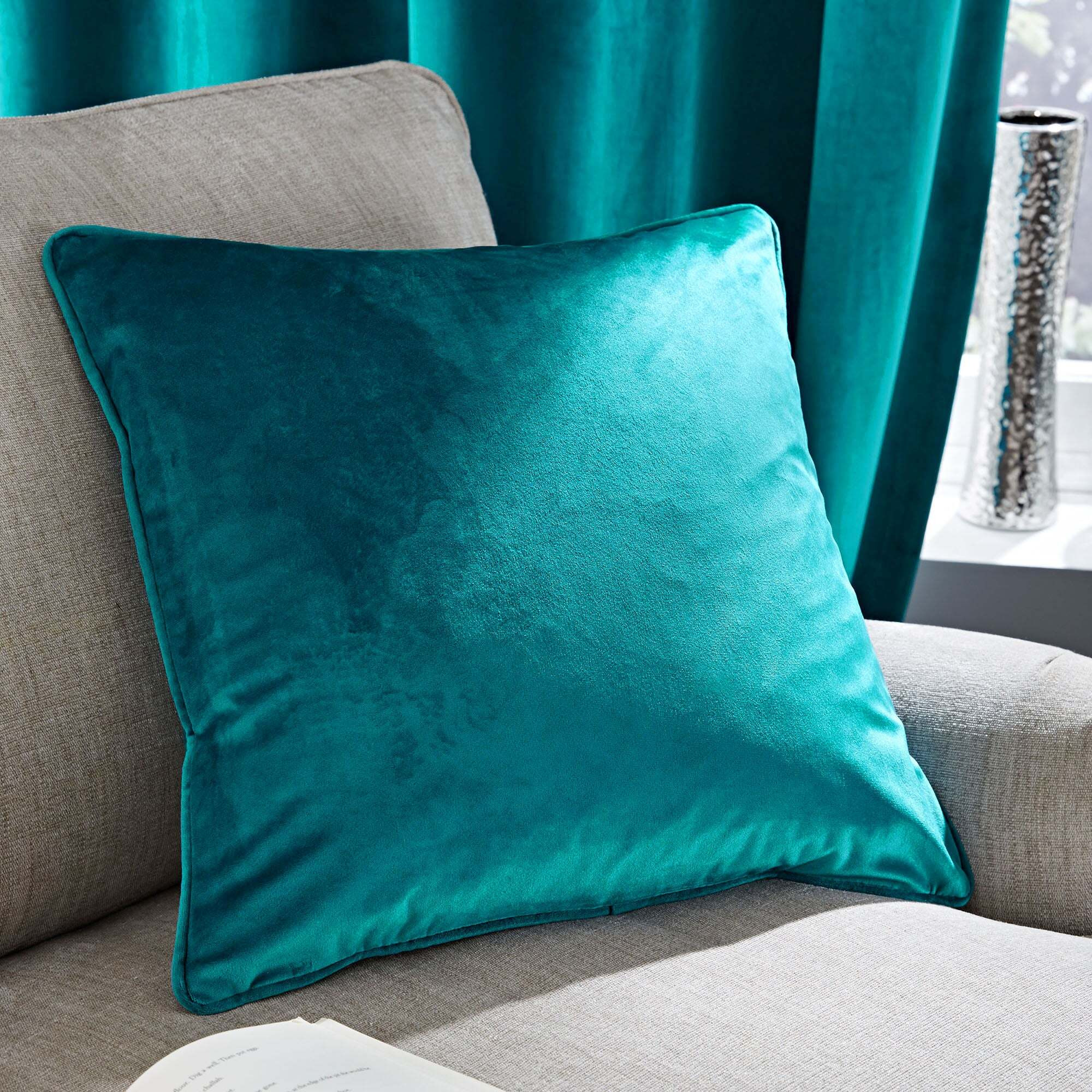 Ashford Teal Cushion Blue