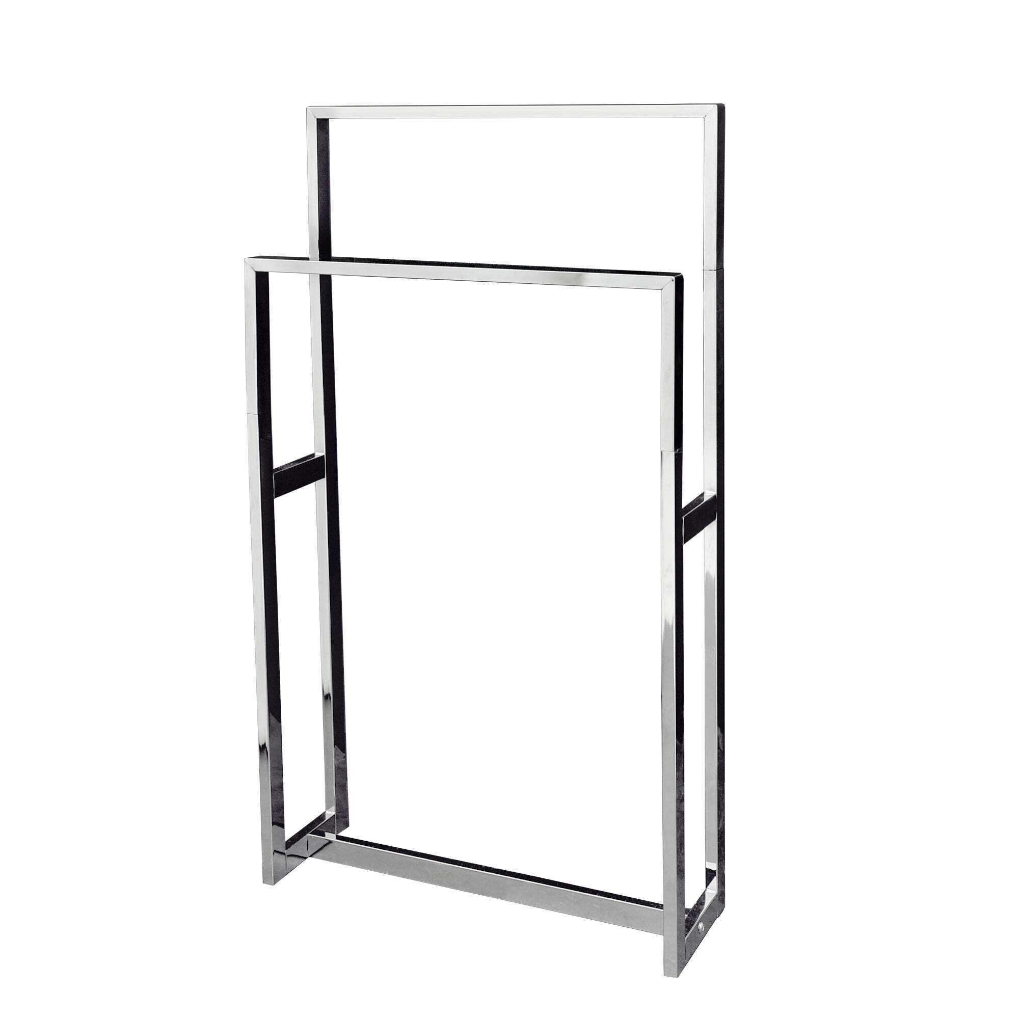 5A Fifth Avenue Standing Towel Rail Silver
