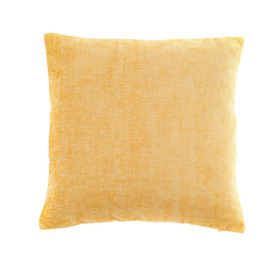 Chenille Cushion yellow