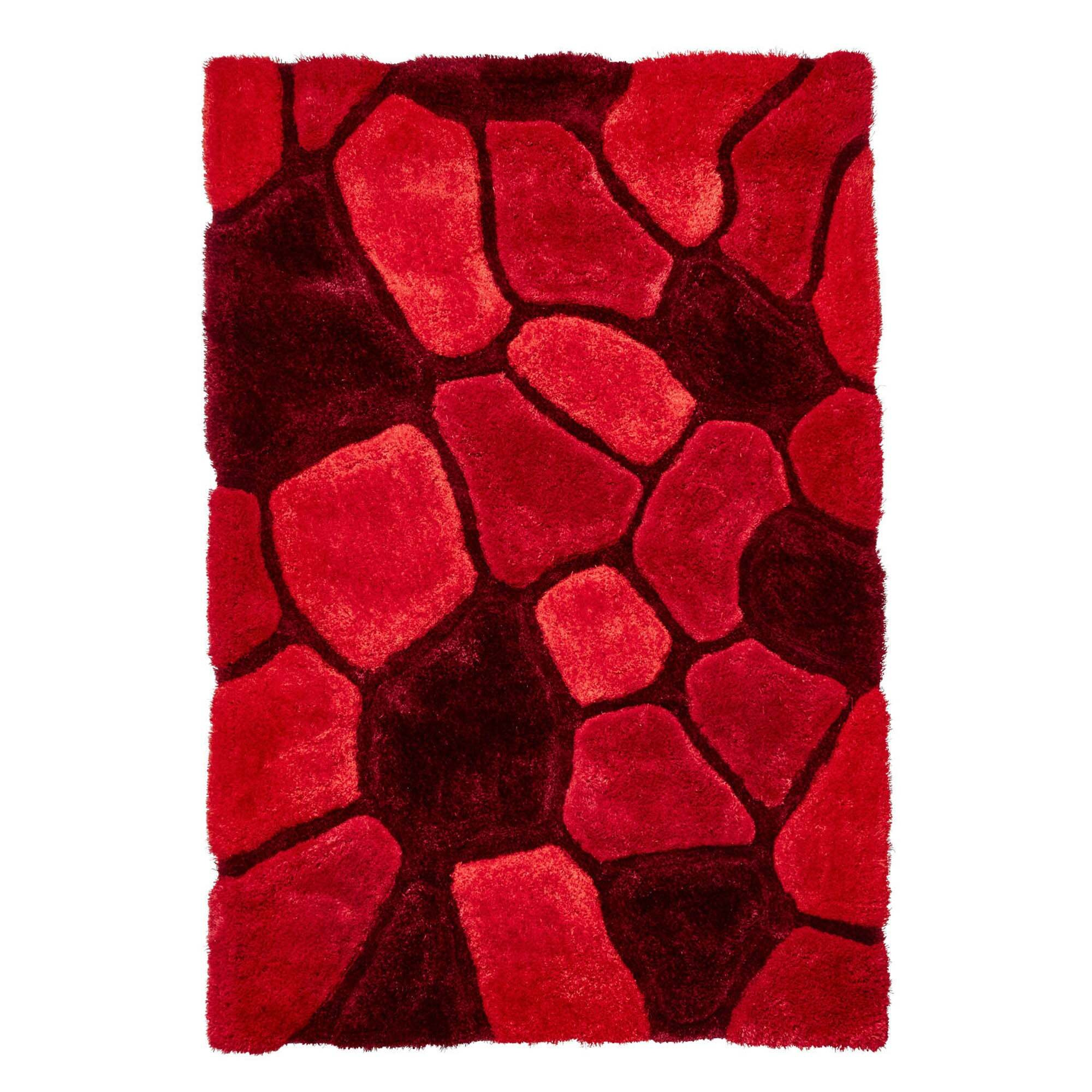 Noble House Pebbles Rug Red