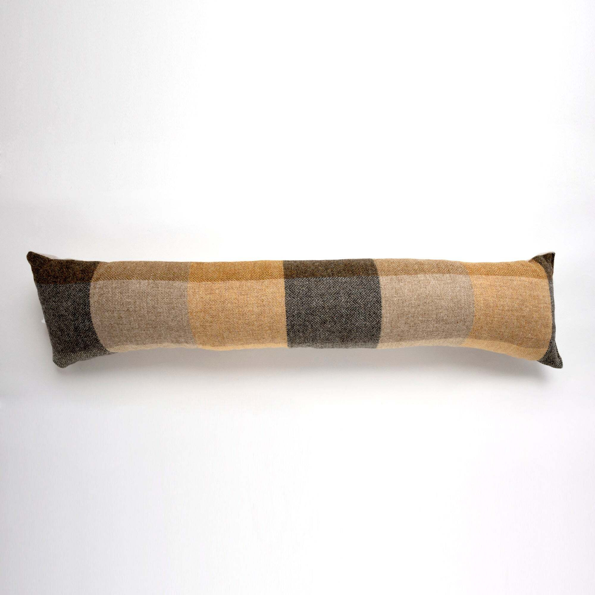 Heritage Check Draught Excluder Yellow/Grey