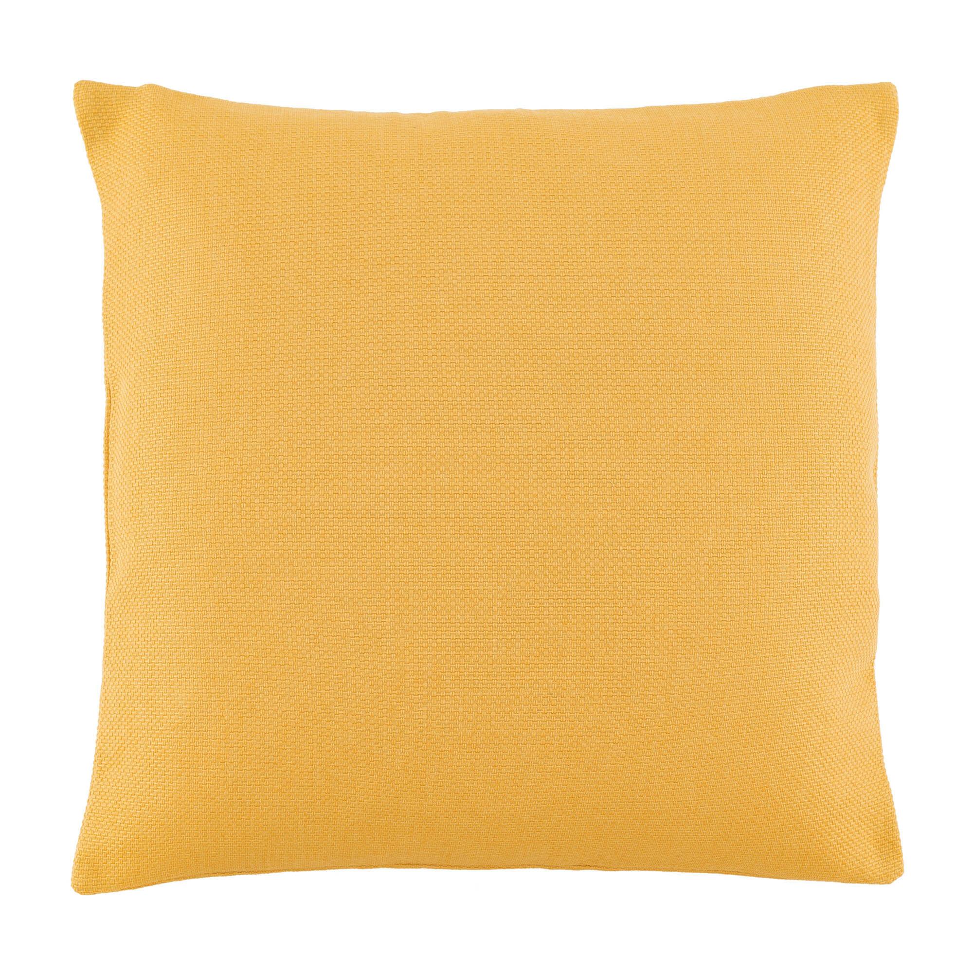 Barkweave Square Cushion yellow