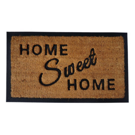 Natural Home Sweet Home Coir Doormat Natural