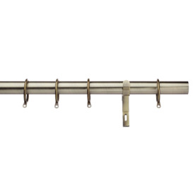 Mix and Match Metal Extendable Curtain Pole Dia. 25/28mm Beige