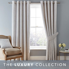 Dorma Winchester Grey Eyelet Curtains Grey