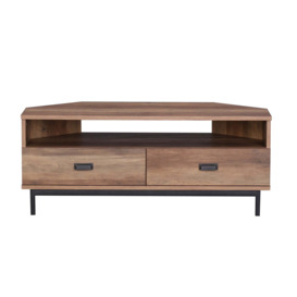 Fulton Corner Tv Stand Brown