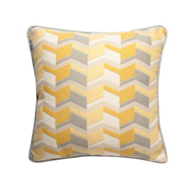 Sonny Cushion Cover Yellow, Grey and White