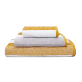 Elements Stripe Ochre Towel Yellow