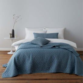 Pebble Teal Bedspread Teal