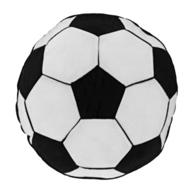 Catherine Lansfield It's a Goal Football Cushion Black/White