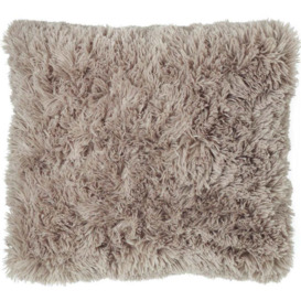 Catherine Lansfield Cuddly Natural Cushion Natural