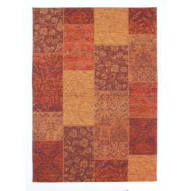 Romance Patchwork Rug Orange, Red and Yellow