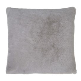 Adeline Faux Fur Cushion Cover Grey