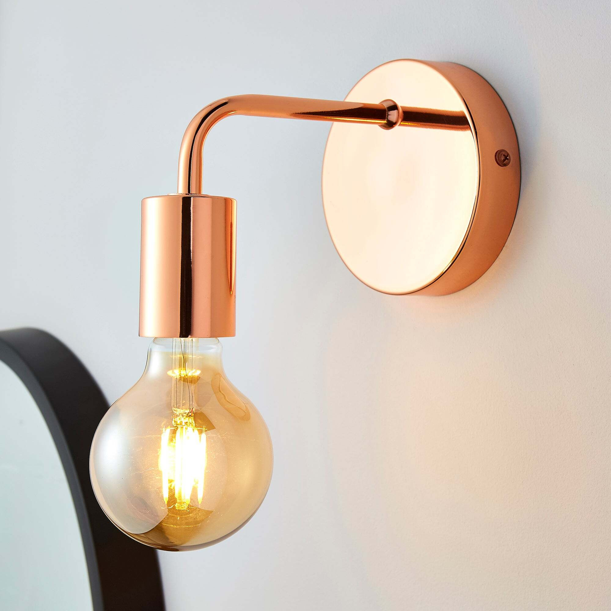 Adonis Copper Wall Light Copper