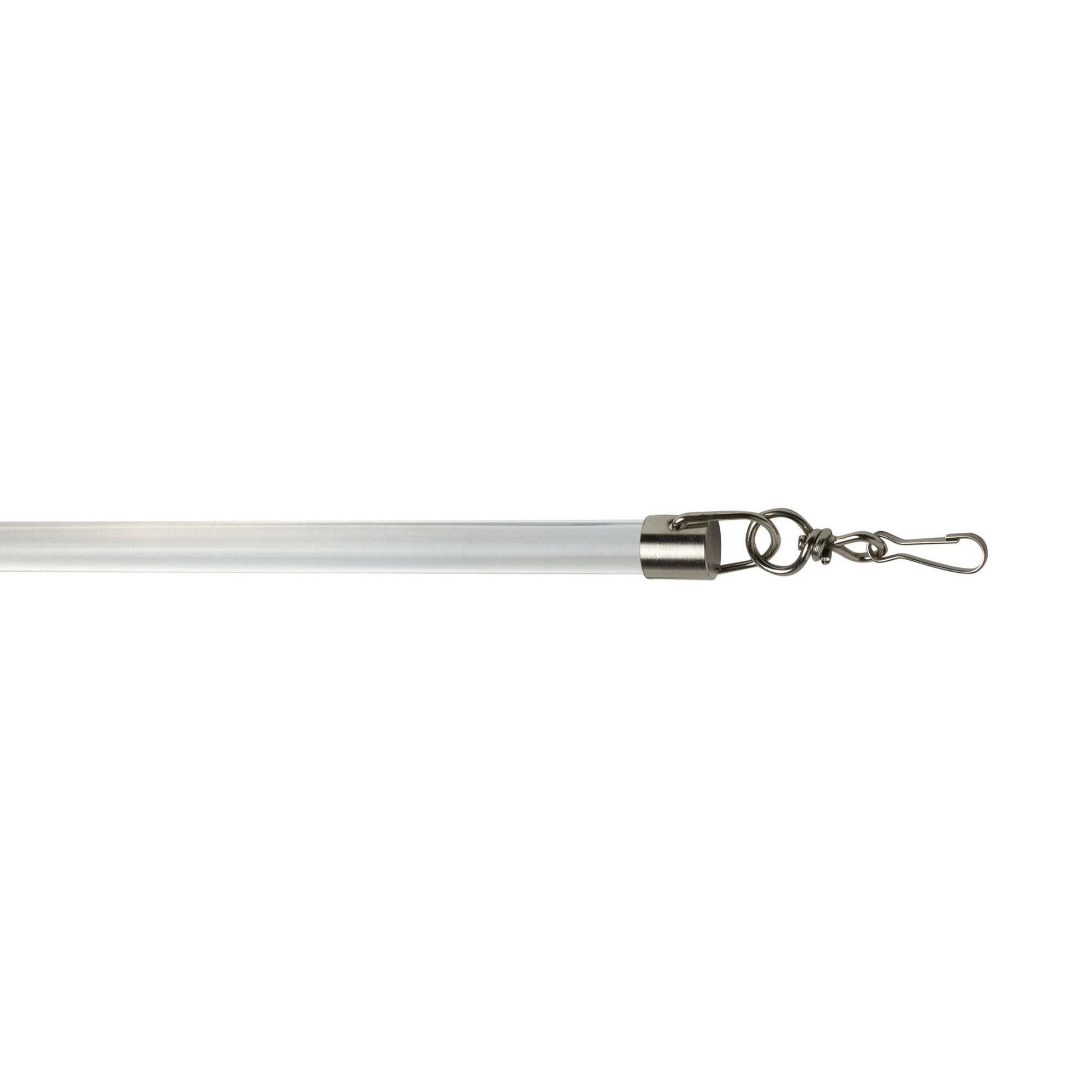 Transparent Acrylic Curtain Draw Rods Clear