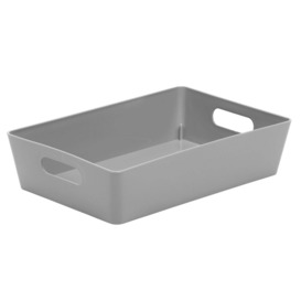 Wham Studio Plastic Storage Basket 4.01 Grey