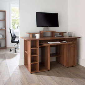 San Diego Desk - Walnut Brown