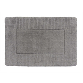 Boston Wool Border Doormat Grey